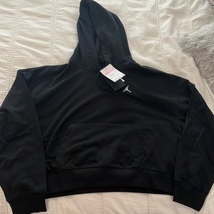 Jordan cropped hoodie women’s Size Large